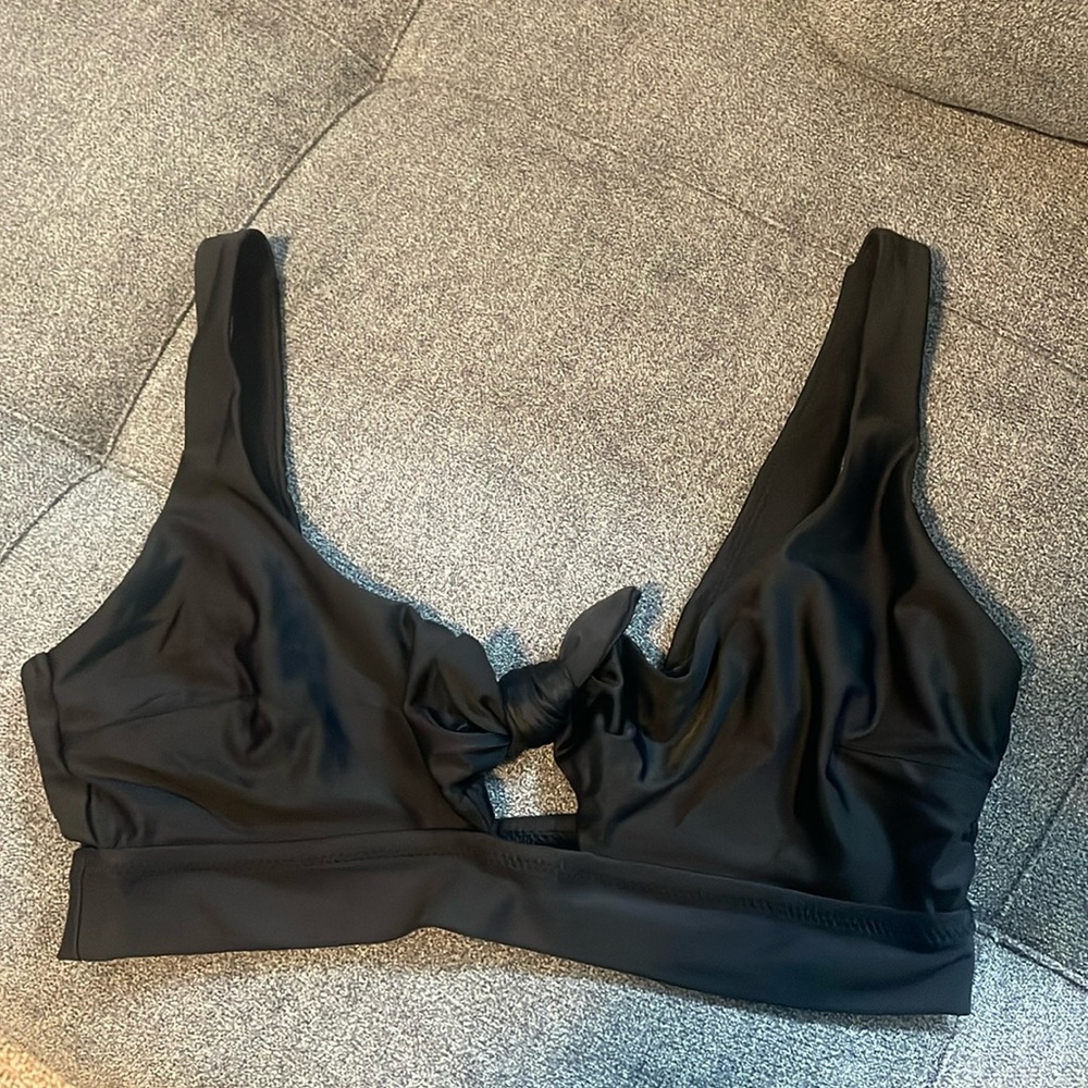 Black aerie bikini top